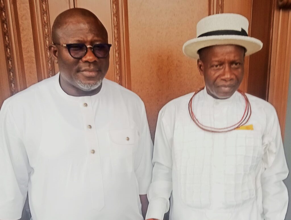 Governor Sheriff francis Oborevwori and Chief Emmanuel Ogobene